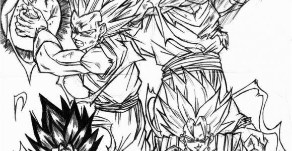 Dragon Ball Z Gt Coloring Pages Dragon Ball Z Coloring Pages Gohan Coloring Home