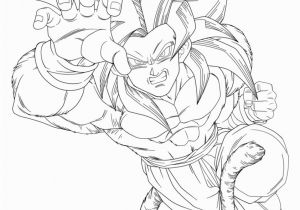 Dragon Ball Z Gt Coloring Pages songoku Super Saiyajin 4 Dragon Ball Z Kids Coloring Pages