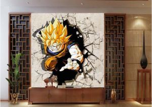 Dragon Ball Z Wall Mural Cartoon Tv sofa Background Wallpaper Living Room Bedroom
