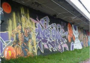 Dragon Ball Z Wall Mural Dbz Street Art