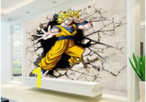 Dragon Ball Z Wall Mural Dragon Ball Fototapete 3d Anime Wandbild Benutzerdefinierte Cartoon Wallpaper Jungen Kinder Schlafzimmer Wohnzimmer Große Wand Kunst Room Decor Flur