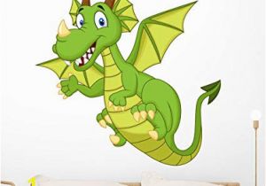 Dragon Wall Decals Murals Amazon Wallmonkeys Cute Cartoon Dragon Wall Decal Peel and