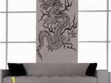 Dragon Wall Decals Murals Vinyl Wall Art asian Dragon Tattoo Style Feng Shui Mural D