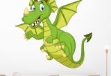 Dragon Wall Stickers Murals Amazon Wallmonkeys Cute Cartoon Dragon Wall Decal Peel