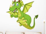 Dragon Wall Stickers Murals Amazon Wallmonkeys Cute Cartoon Dragon Wall Decal Peel