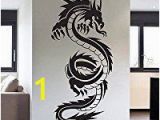 Dragon Wall Stickers Murals Chinese Tribal Dragon Tattoo Wall Decal Sticker Decor Wall