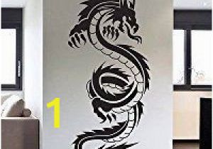 Dragon Wall Stickers Murals Chinese Tribal Dragon Tattoo Wall Decal Sticker Decor Wall