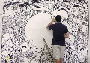 Drawing Murals On Wall Mural Painting for Tct Agency On Behance