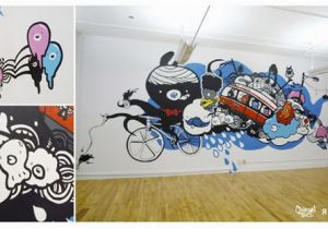 Drawing Murals On Wall Rengarenk Duvarlar Color Wall Illustraion Rethinkto585