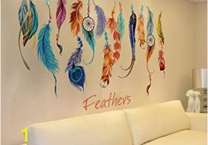 Dream Catcher Wall Mural Iuhan Fashion Classic Creative Dream Catcher Feather Wall Sticker Art Decal Mural