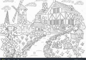 Dream House Coloring Pages Coloring Page for Kids Gingerbread House Coloring Pages