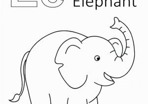 E is for Elephant Coloring Pages E is for Elephant Coloring Page 06