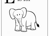 E is for Elephant Coloring Pages E is for Elephant Printable Tim S Printables