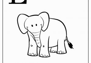 E is for Elephant Coloring Pages E is for Elephant Printable Tim S Printables