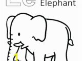 E is for Elephant Coloring Pages Learning Letter E In the Alphabet