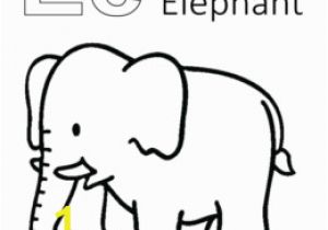 E is for Elephant Coloring Pages Learning Letter E In the Alphabet
