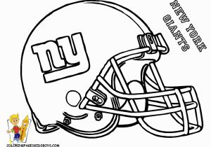 Eagles Football Player Coloring Pages Ny Giants Free Printable Coloring Helmet