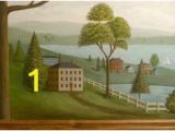 Early American Wall Murals 265 Best Flower Mural Images