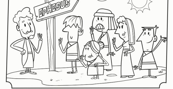 Early Church Coloring Page Paul and the Church Coloring Page Bible Lessons