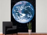 Earth From Space Wall Mural 1 Wall Planet Earth Space Globe Wallpaper Mural 1 58m X 2 32m