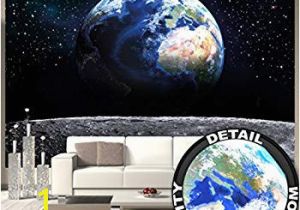 Earth From Space Wall Mural Amazon Great Art Heart island In Crystal Clear Water Wall