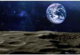 Earth From Space Wall Mural wholesale Custom Wall Mural Wallpaper Earth Moon Starry Sky 3d
