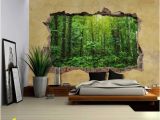 Earth Rising Wall Mural Wall26 Tropical Rain forest Viewed Through A Broken Wall