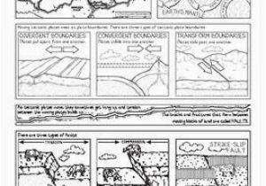 Earthquake Coloring Pages Earthquakes Plate Boundaries and Faults Coloring Page