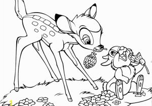 Easter Coloring Pages Disney Characters Bambi and Thumper Bambi Color Page Disney Coloring Pages