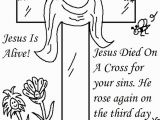 Easter Coloring Pages Jesus is Alive 25 Religious Easter Coloring Pages