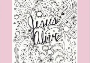 Easter Coloring Pages Jesus is Alive Jesus is Alive Coloring Page Easter Coloring by