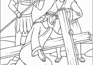 Easter Coloring Pages Religious Education Stations Of the Cross Coloring Pages 7 Jesus Falls the Second Time