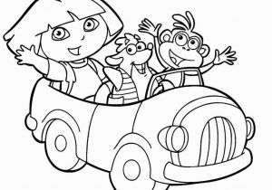 Easter Dora Coloring Pages Free Printable Dora the Explorer Coloring Pages for Kids