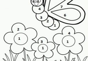 Easy Color by Number Coloring Pages Color by Number Spring Worksheet for Kids Here is Number