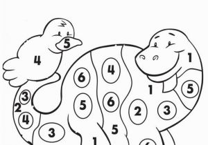 Easy Color by Number Coloring Pages Easy Color by Number for Preschool and Kindergarten