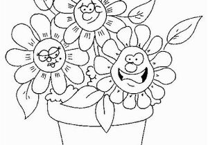 Easy Flower Coloring Pages Flower Coloring Pages