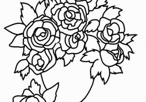 Easy Flower Coloring Pages Luxury Easy Coloring Flowers – Hivideoshowfo