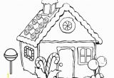 Easy Gingerbread House Coloring Pages Gingerbread Drawing at Getdrawings