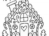 Easy Gingerbread House Coloring Pages Gingerbread Drawing at Getdrawings