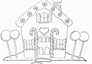 Easy Gingerbread House Coloring Pages Gingerbread Drawing at Getdrawings