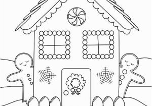 Easy Gingerbread House Coloring Pages Gingerbread Drawing at Getdrawings