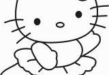 Easy Hello Kitty Coloring Pages Free Printable Hello Kitty Coloring Pages for Kids