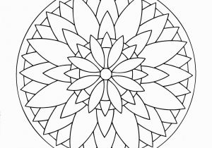 Easy Mandala Coloring Pages for Kids Simple Mandala 3