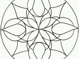 Easy Mandala Coloring Pages for Kids Simple Mandala Coloring Page Coloring Home