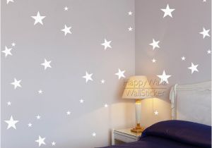 Easy Off Wall Murals Stars Wall Stickers Baby Nursery Stars Wall Decals Kids Room Diy