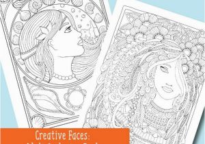 Easy Peasy and Fun Coloring Pages for Adults Creative Faces Adult Coloring Book Easy Peasy and Fun