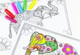 Easy Peasy and Fun Coloring Pages for Adults Free Elephant Coloring Pages for Adults