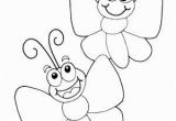 Easy Preschool Coloring Pages butterfly Coloring Pages Free Printable From Cute to