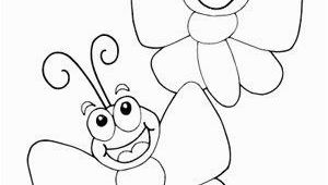 Easy Preschool Coloring Pages butterfly Coloring Pages Free Printable From Cute to
