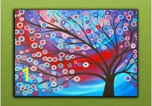 Ebay Uk Wall Murals Details About Abstract Tree Colourful Circles Art Metal Plate Metal Wall Art Poster